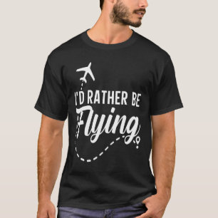 Camiseta Avião-piloto Avião Avião Avião Eu Preferencialment