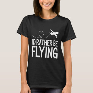 Camiseta Avião-piloto Avião Avião Avião Eu Preferencialment