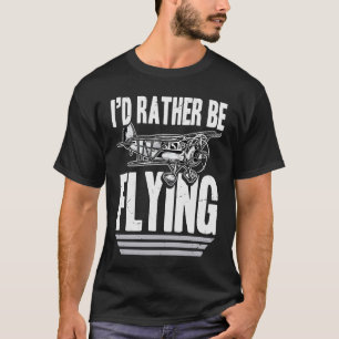 Camiseta Avião-Piloto Avião Avião Vintage Taildragger