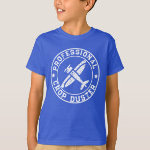 Camiseta Avião Pulverizador Personalizado Vintage Texto Bra