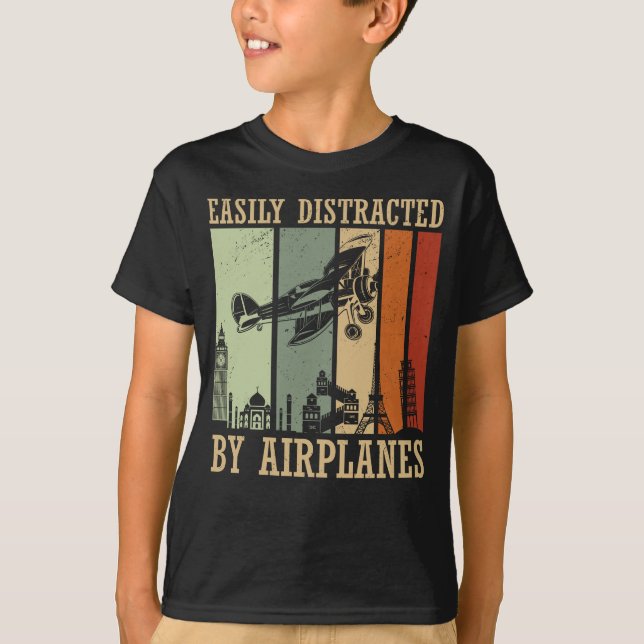 Camiseta Avião Retro (Frente)