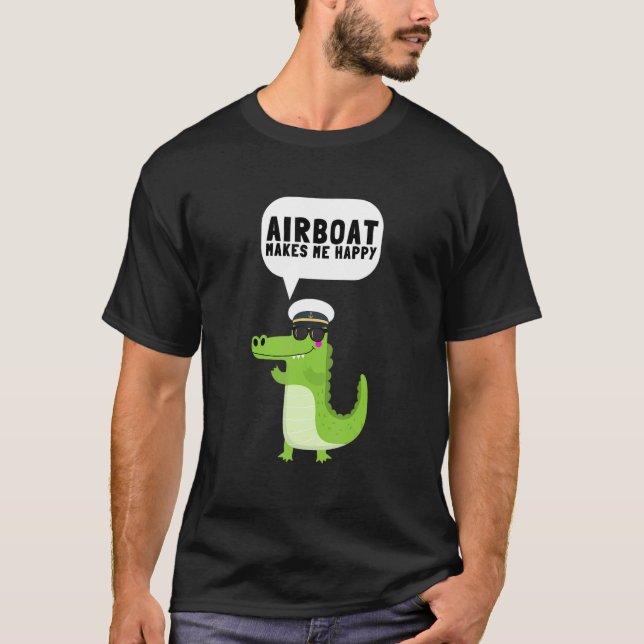 Camiseta Avião Swamp Hidroavião Embarcação Aviária (Frente)