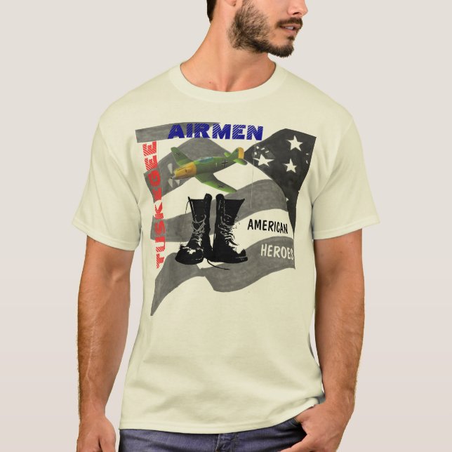 Camiseta avião tuskege (Frente)