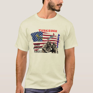 Camiseta avião tuskege