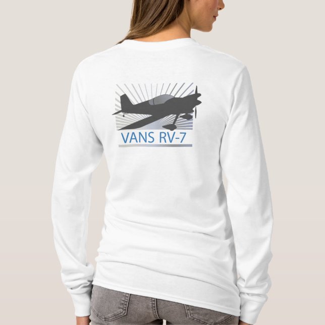 Camiseta Avião Vans RV-7 (Verso)