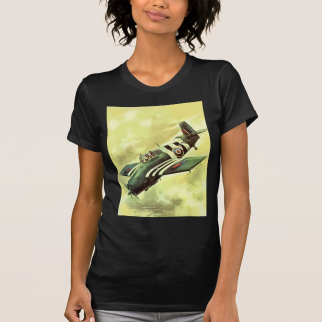 Camiseta Avião Vintage (Frente)