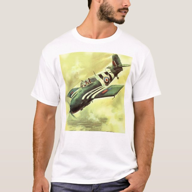 Camiseta Avião Vintage (Frente)