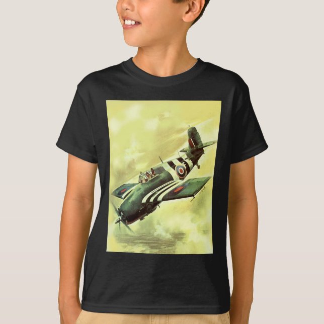 Camiseta Avião Vintage (Frente)