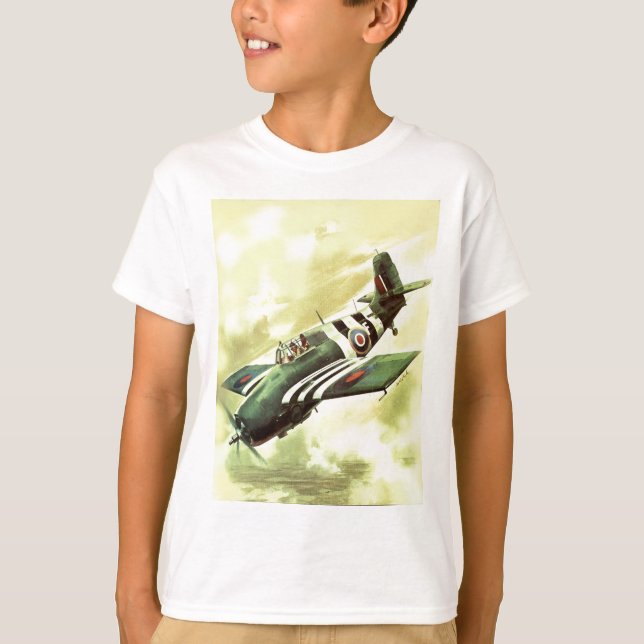 Camiseta Avião Vintage (Frente)