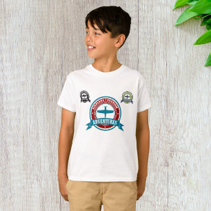 Camiseta Avião Vintage Turismo Aventura Logotipo Aviação