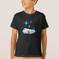Avião Voando no Céu, Fofo, Pixel Art Legal