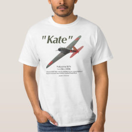 Camiseta Aviation Art T-shir "Nakajima B5N 九七式艦上攻撃機 "Kate""