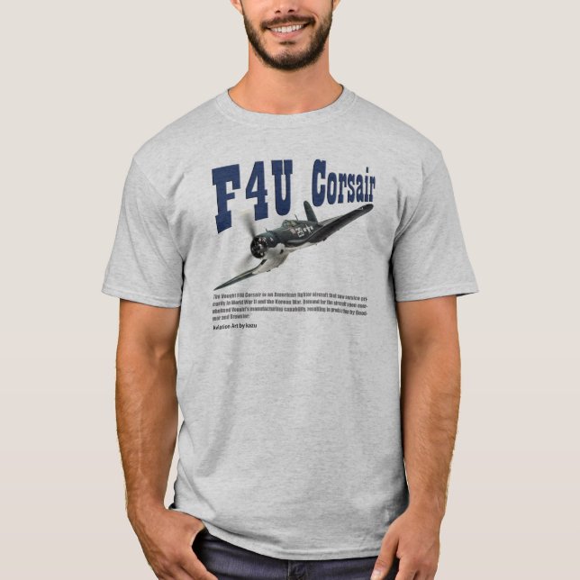 Camiseta Aviation Art T-shirt “F4U Corsair" (Frente)