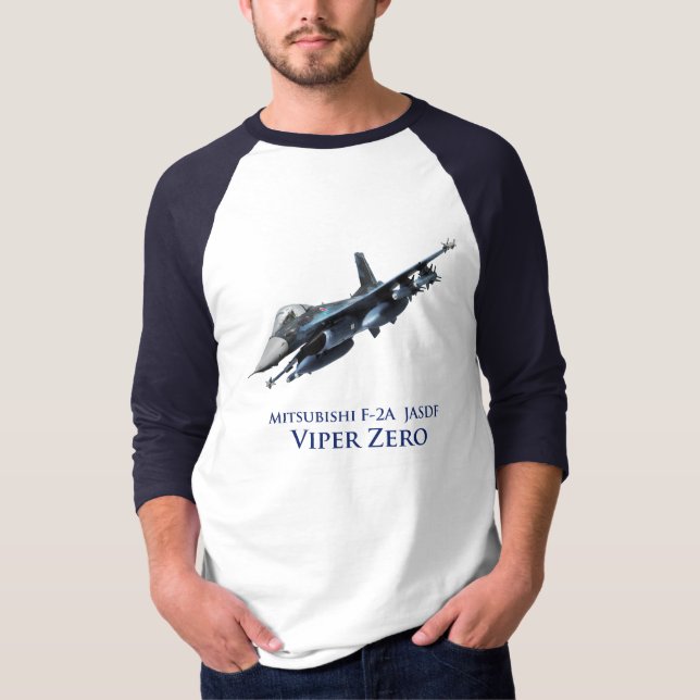 Camiseta Aviation Art T-shirt "Mitsubishi F-2A" (Frente)