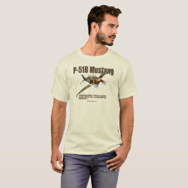 Camiseta Aviation Art T-shirt “P-51B Mustang"