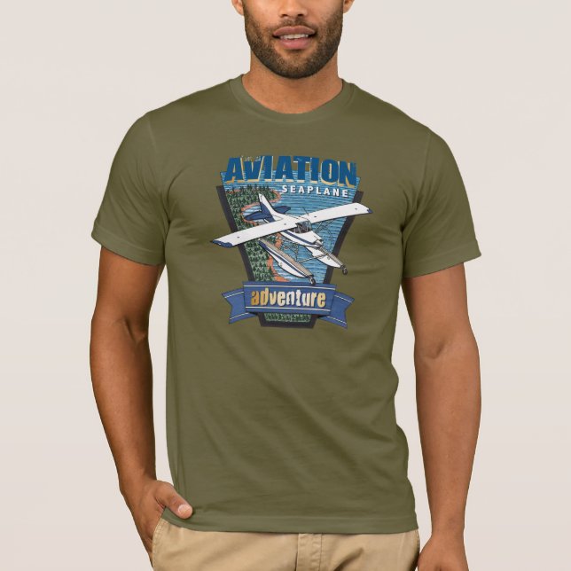 Camiseta Aviation Seaplane Adventure (Frente)