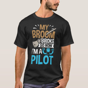 Camiseta Aviator Outfit Piloto de Formação de Aeronaves Fly