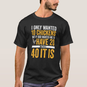 Camiseta Avicultura Eu Só Queria 10 Frangos Frango