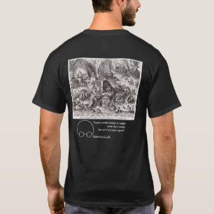 Camiseta Avidez, vistas por Bruegel e Gandhi