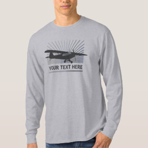 Camiseta Aviões altos de Taildragger da asa