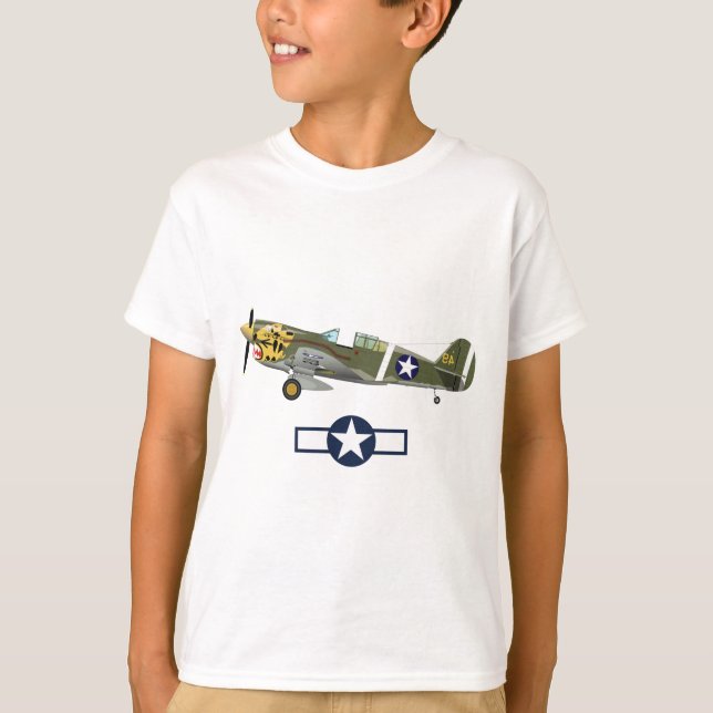 Camiseta Aviões Americanos da Segunda Guerra Mundial (Frente)