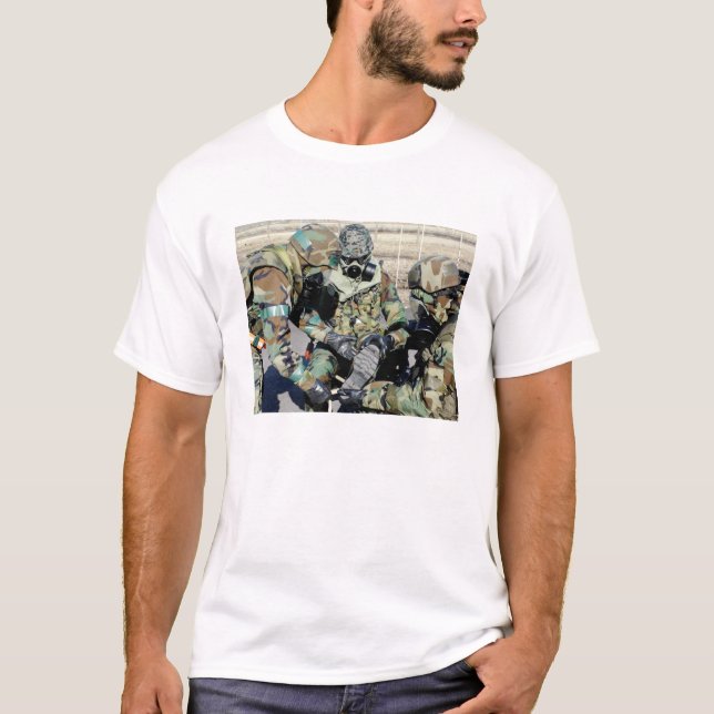 Camiseta Aviões assistem soldado do Exército da República d (Frente)