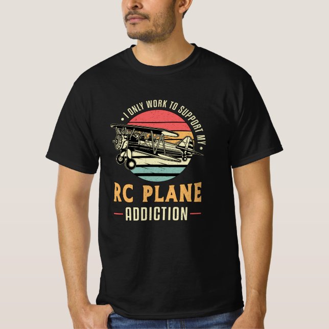 Camiseta Aviões de avião Vício RC Aviões RC (Frente)