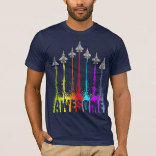 Camiseta Aviões de combate impressionantes
