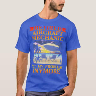 Camiseta Aviões de conserto mecânico de aeronaves fora de u