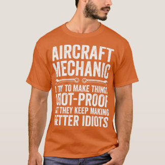 Camiseta Aviões De Fixação Mecânica Funny