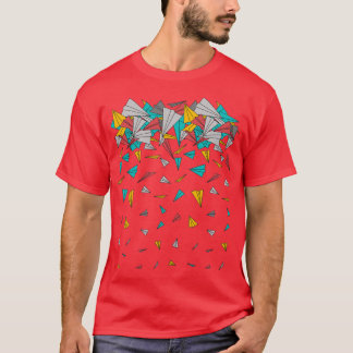 Camiseta Aviões de papel voador