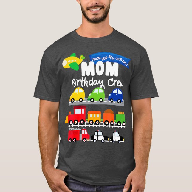 Camiseta Aviões de Passageiro de Transporte da Mãe - Fogo (Frente)