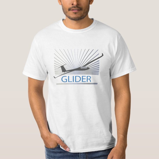 Camiseta Aviões de Sailplane do planador (Frente)