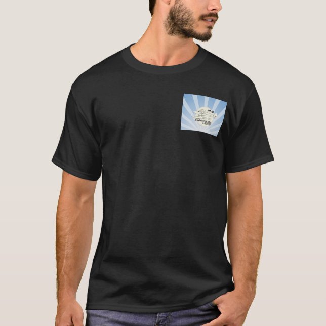 Camiseta Aviões PA18 com flutuadores (Frente)