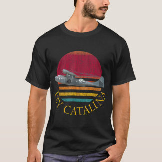Camiseta Aviões WW2 Americanos PBY Catalina Voando Embarcaç