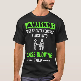 Camiseta Avisador Verde Sopro de Vidro Vidreiro Chefe