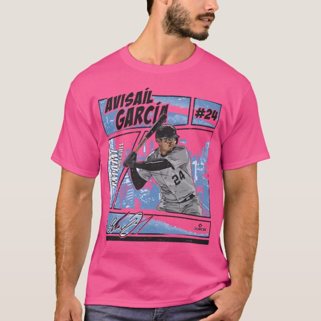 Camiseta Avisail Garcia Miami Comic (Frente)