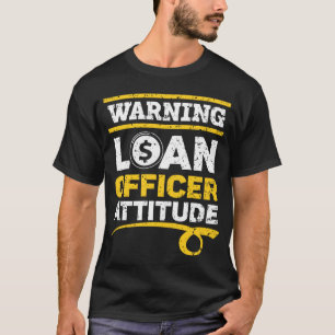 Camiseta Aviso ao agente de crédito Profissão de atitude Hi