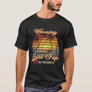 Camiseta Aviso Às Meninas Trip 2022 Férias Em Curso Besti