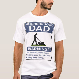 Camiseta Aviso Azul de Pai de Vizinhança