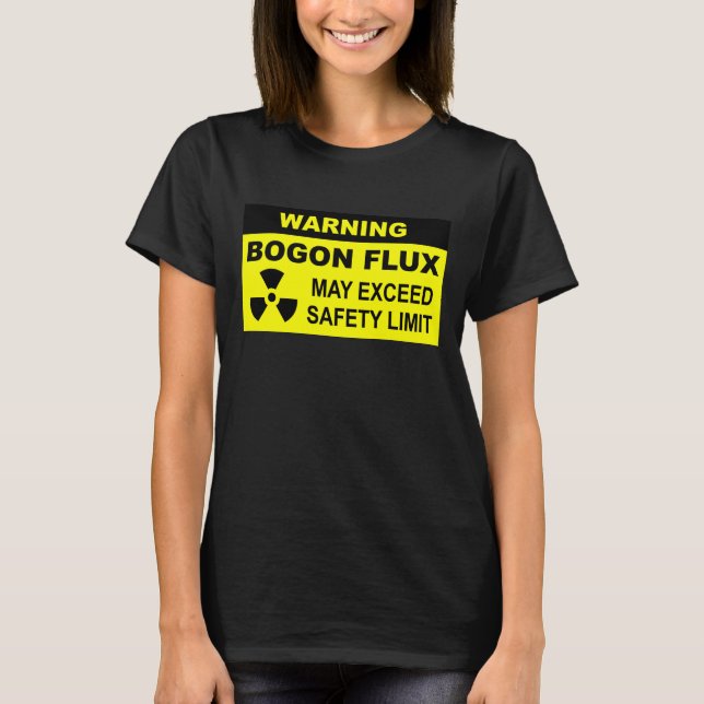 Camiseta Aviso: Bogon Flux (Frente)