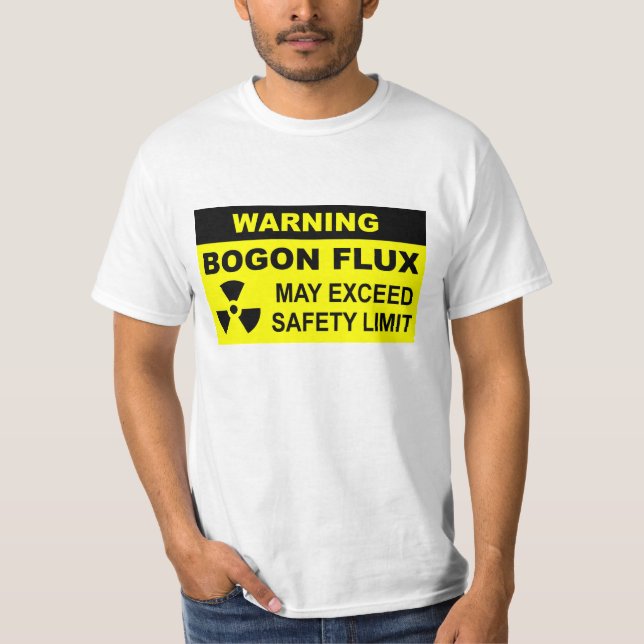 Camiseta Aviso: Bogon Flux (Frente)