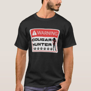Camiseta Aviso Caçador de Caçadores de Caçador Sinal Engraç