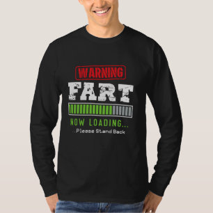 Camiseta Aviso Começar Agora Carregando Por Favor Fique Eng