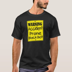 Camiseta Aviso de Acidente com Cinto Preto