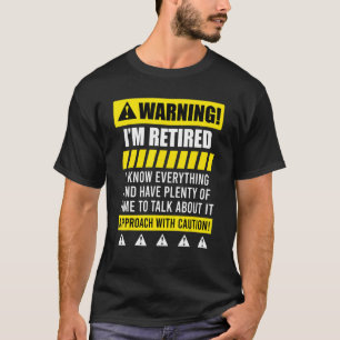 Camiseta Aviso de aposentadoria Pensionador de pensão