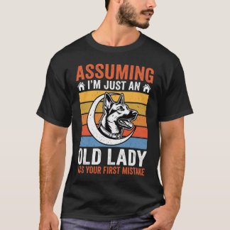 Camiseta Aviso de Cadela Retro