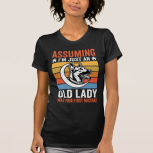 Camiseta Aviso de Cadela Retro