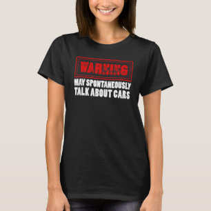 Camiseta Aviso De Carro De Cara Pode Falar Espontaneamente
