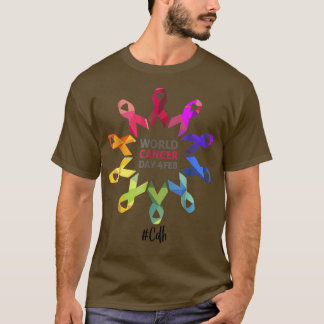 Camiseta Aviso de Consciência CDH Dia Mundial do Cancer Avi